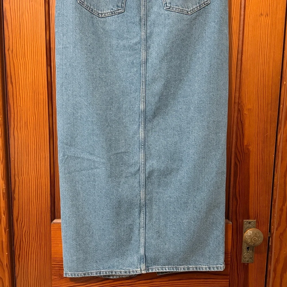 New Derek Lam 10 Crosby Denim Maxi Skirt - Sutton Vintage - Cotton NWT